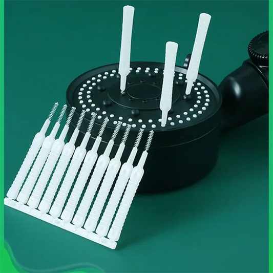 10-50 Shower Cleaning Brush Bathroom Micro Nylon Brush Nozzle Anti-clogging Cleaning Tools Bathroom Accessories