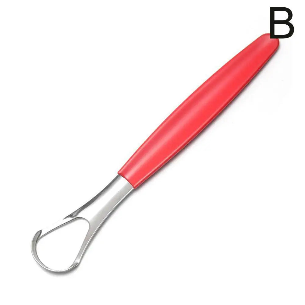 Stainless Steel Tongue Scraper Cleaner Adult Surgical Grade Eliminate Bad Breath Metal Tongue Scarper Brush Dental Scrapper Tool
