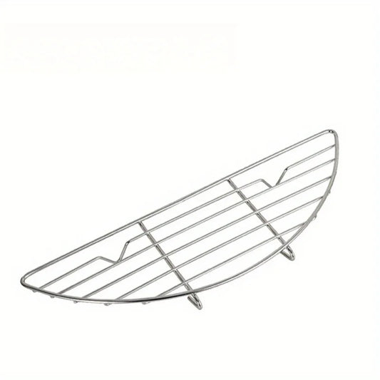 1pc, Outdoor Grill Stainless Steel Barbecue Grill Anti-deformation Steamer Anti-Scalding Barbecue Accessories