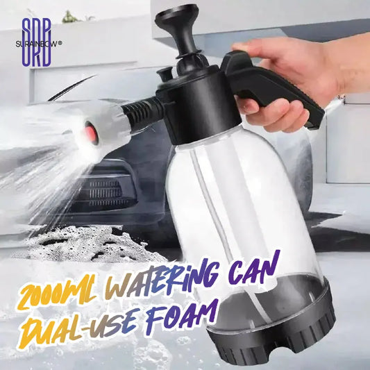 Continuous Hand Pump Pressure Sprayer, Hand held Garden Sprayer for Home, Lawn, Garden, Car Detailing and More, 2 L / 0.5 Gallon