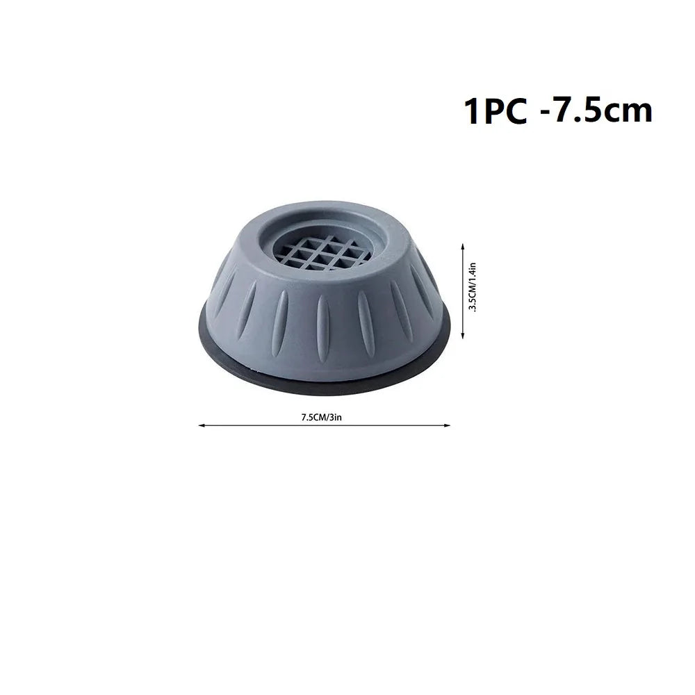 Anti Vibration Feet Pads Rubber Mat Slipstop Silent Universal Washing Machine Refrigerator Furniture Fixed Raiser Dampers Stand