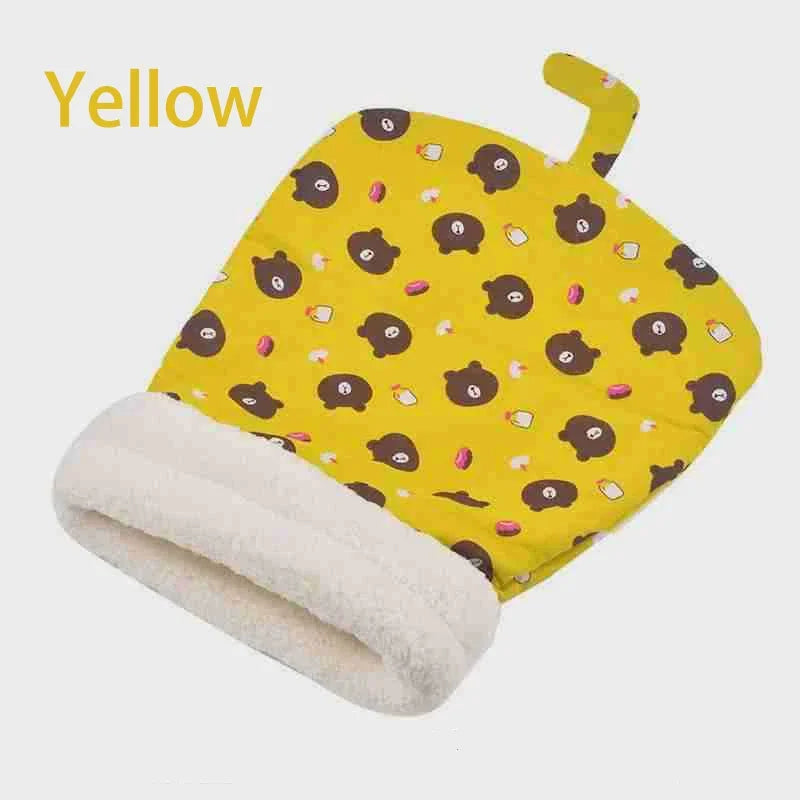 Cat Sleeping Bag Soft Cuddly Fluffy Feel Thickened Pet Pocket Type Quilt Bed Kitten Puppy Soft Comfortable Nest Pet Supplies