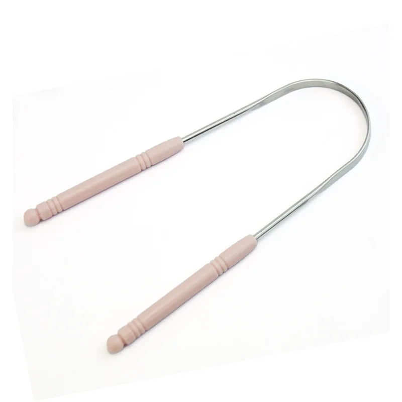 New Stainless Steel Tongue Scraper Oral Tongue Cleaner Brush Tongue Toothbrush Oral Hygiene High Quality Tounge Scraper