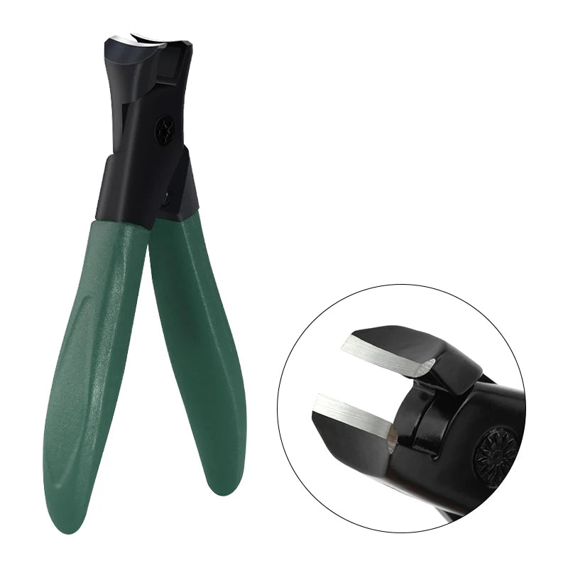 Anti-splash Nail Clipper Stainless Steel Fake Nails Cutter Trimmer Clipper Hard Thick Fake Nails Trimming Clipper Manicure Tools