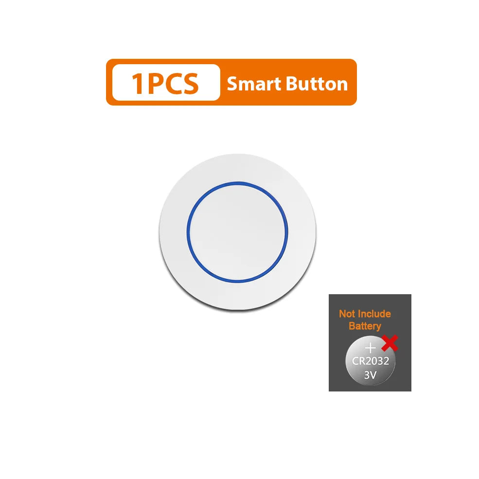 Tuya Zigbee Button Wireless Smart Scene Switch Automation Scenario Controller Smart Life Gadgets Required Zigbee Gateway