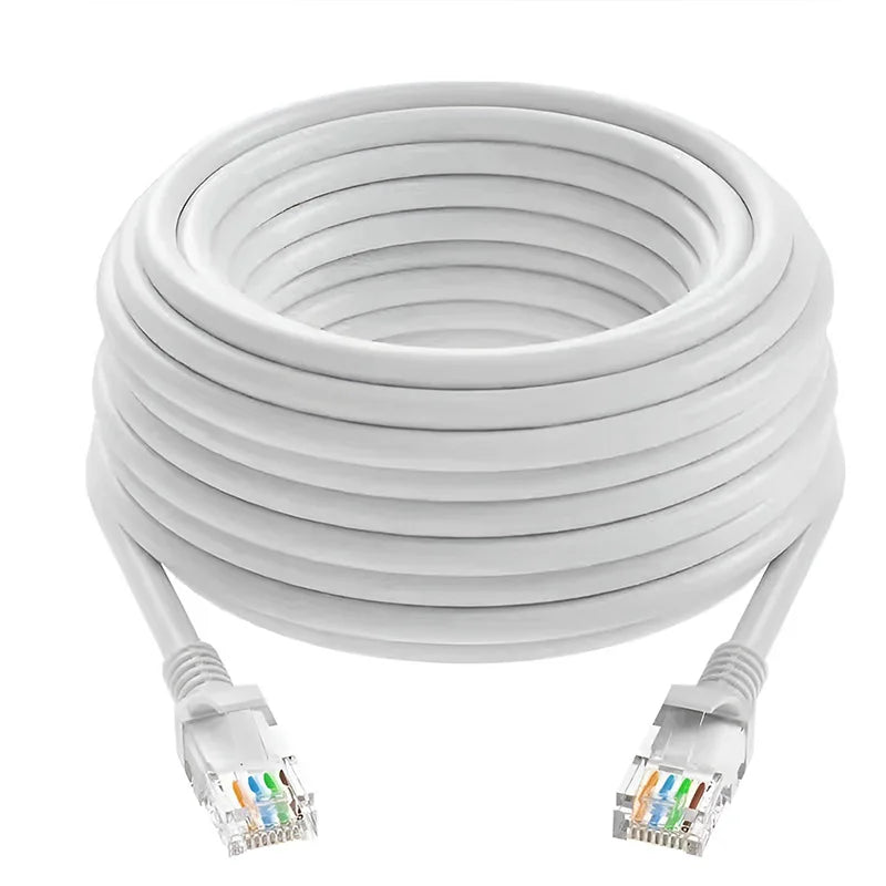 0.5/1/2/3/5/10/15/20/30/50M Cat6 Ethernet Cable RJ45 UTP 1000Mbps Network Cord LAN Wire Internet Lead Cord Router Computer Cable