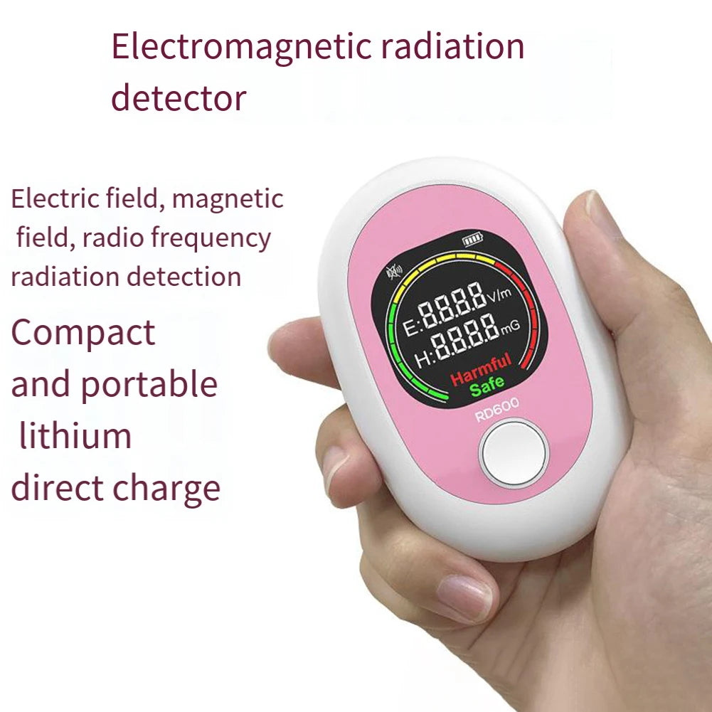 Sleek Design RD600 Electromagnetic Field Meter An Essential Gadget for Health Conscious Consumers Monitoring Radiation Levels
