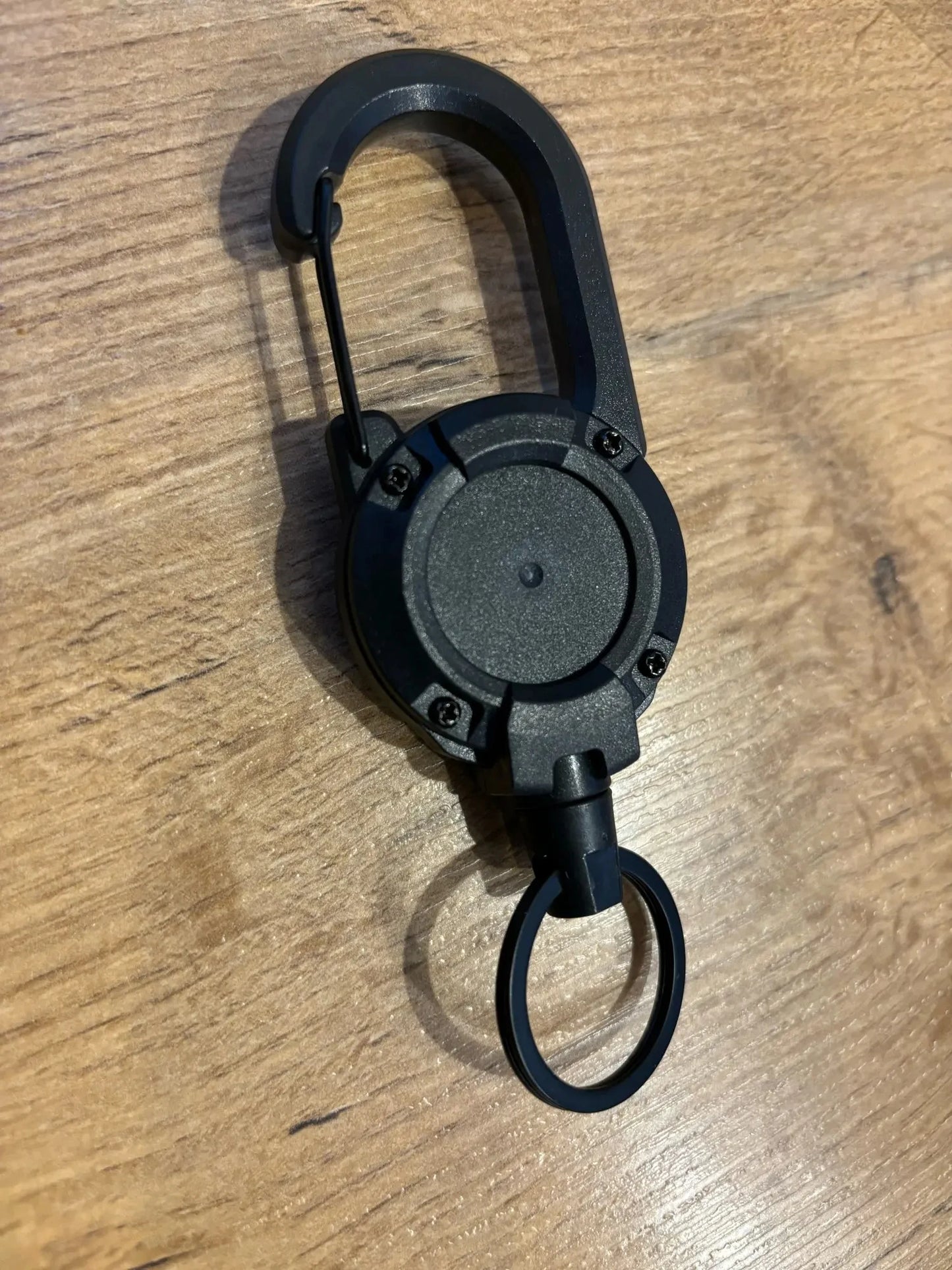 Retractable Heavy Duty Pull Reel Carabiner Key Chains Strong Steel Wire Rope Buckle Spring Key Ring Outdoor Sporty Keychain Tool