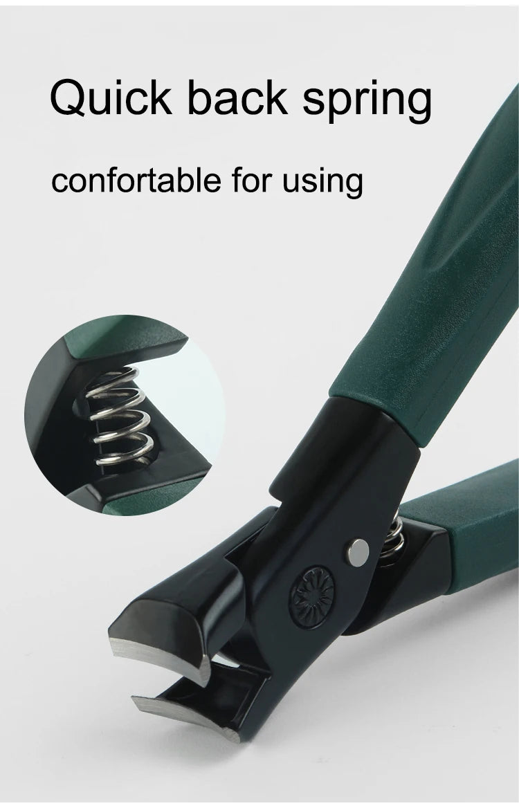 Anti-splash Nail Clipper Stainless Steel Fake Nails Cutter Trimmer Clipper Hard Thick Fake Nails Trimming Clipper Manicure Tools