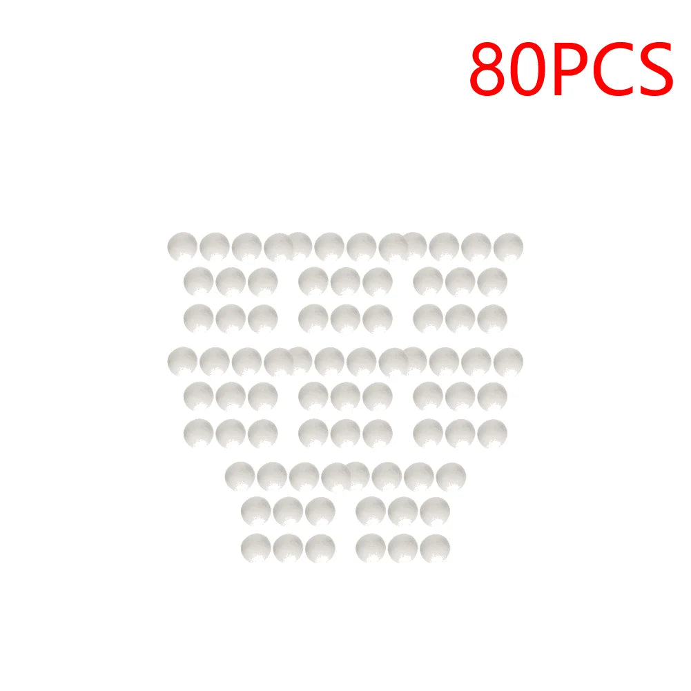 40-100pcs Laundry Balls Wrinkle Releasing Wool Pom-poms No Foam Natural Fabric Softener Handmade Deodorization Clothing Tools