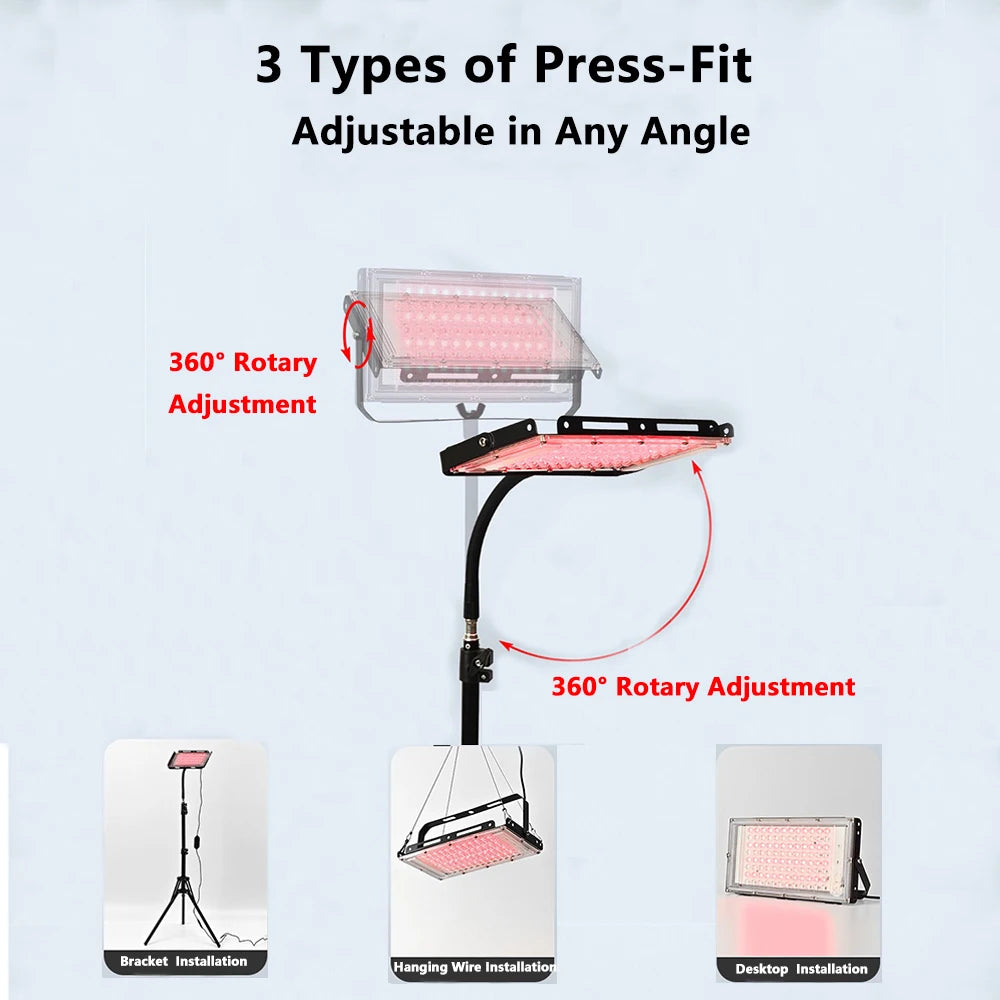 LED Red Light Healthcare Lamp For Full Body Face Near Infrared Light sauna for Joint Muscle Relieve Beauty Health Gadget