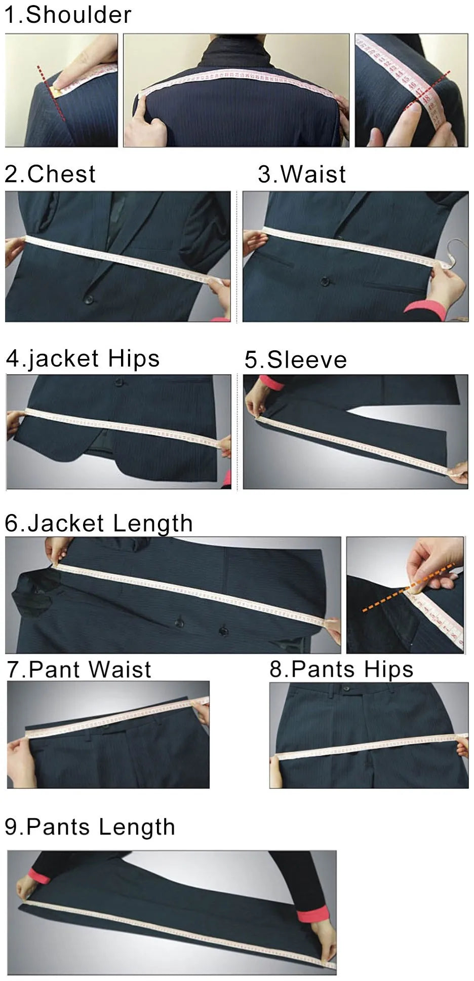 Blue Slit Mens Suits 3 Piece Black Shawl Lapel Casual Tuxedos for Wedding Groomsmen Suits Men 2020 (blazer+vest+pants)
