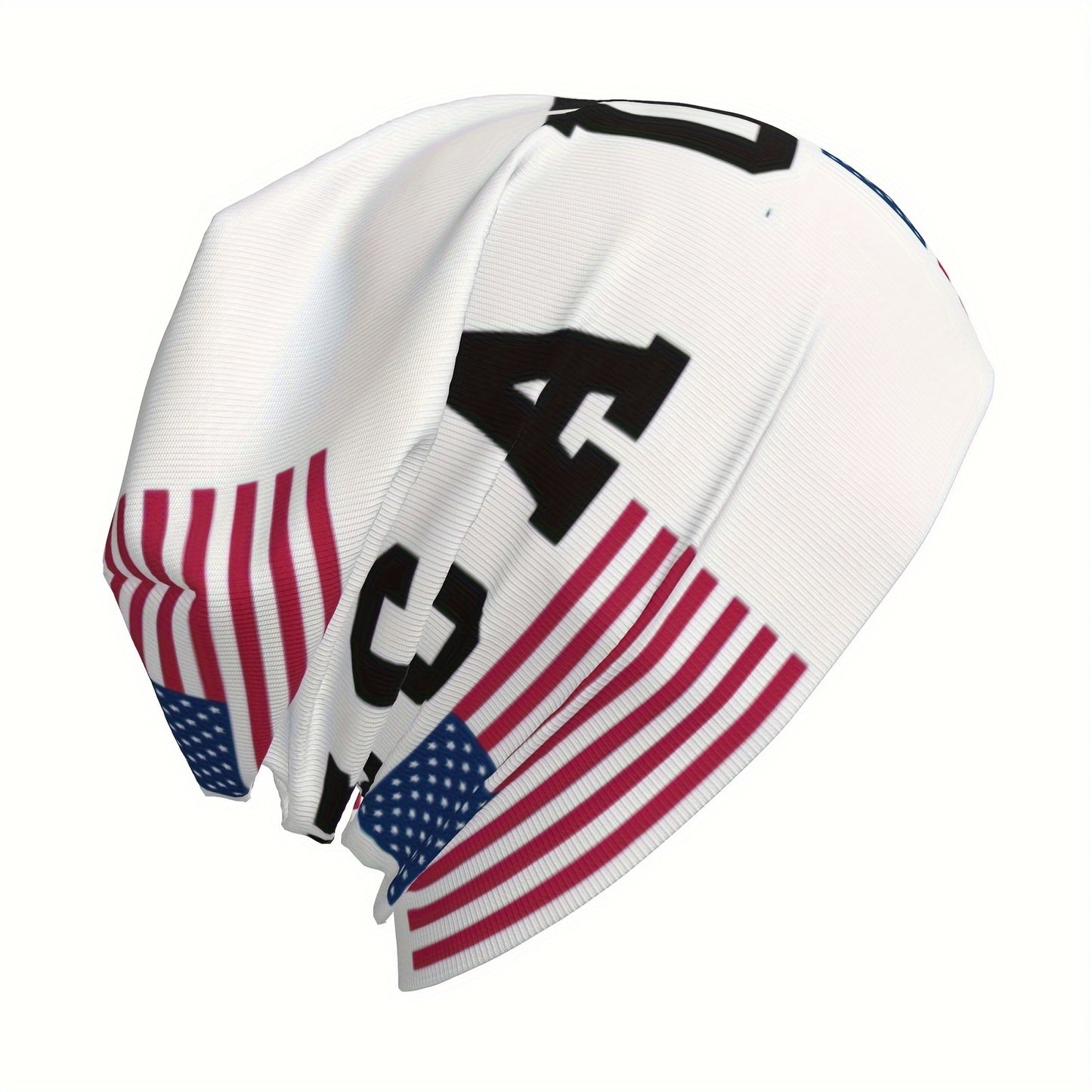 [Trending] USA-Themed Soft & Lightweight Beanie Hat - Perfect for Sports, Funky Style, Hand Washable