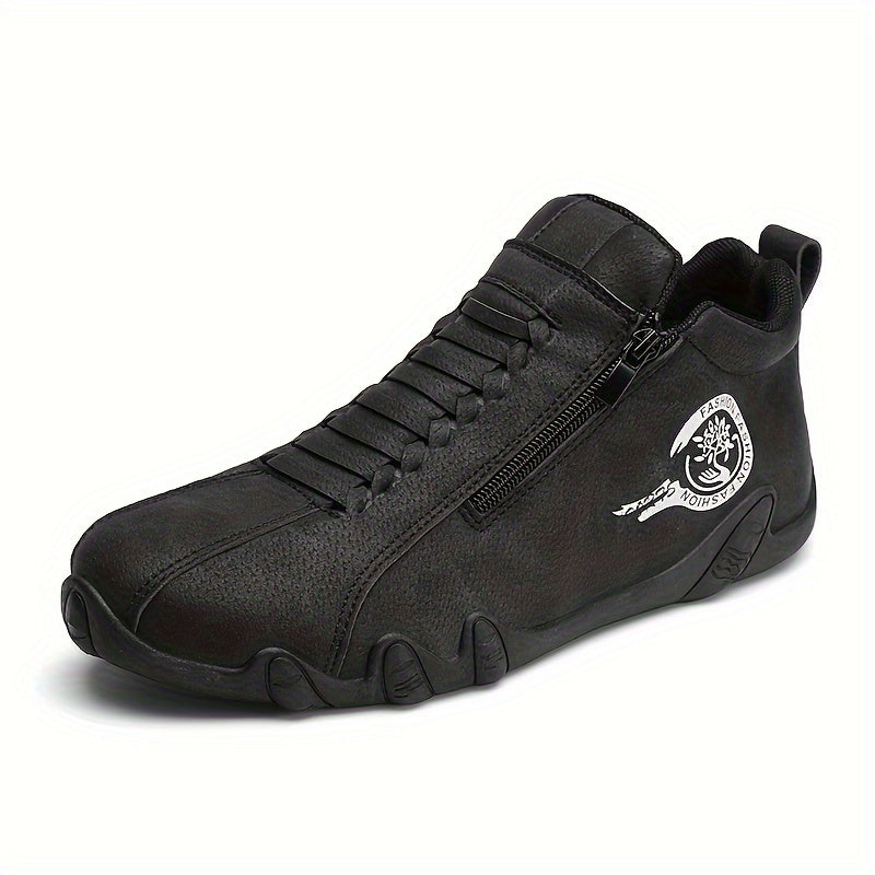 [Trending] Men's Casual Outdoor Hiking Shoes - Durable, Lightweight with Zip Closure for All Seasons