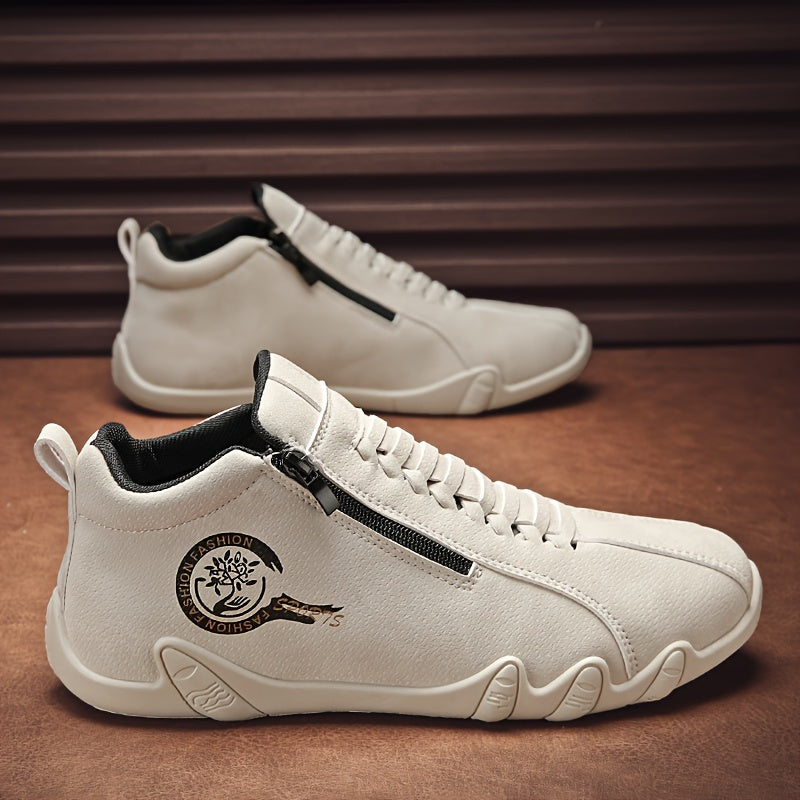 [Trending] Men's Casual Outdoor Hiking Shoes - Durable, Lightweight with Zip Closure for All Seasons