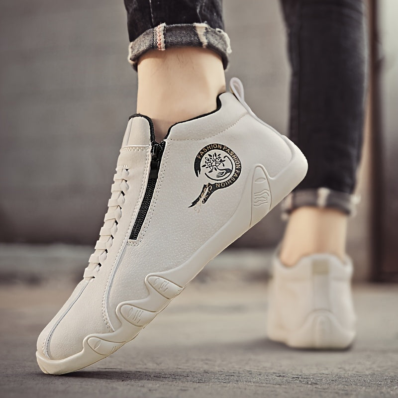 [Trending] Men's Casual Outdoor Hiking Shoes - Durable, Lightweight with Zip Closure for All Seasons