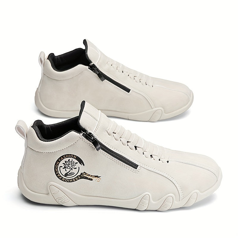 [Trending] Men's Casual Outdoor Hiking Shoes - Durable, Lightweight with Zip Closure for All Seasons